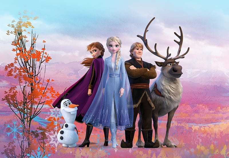 Frozen II (2019), princess, frozen 2, disney, poster, anna, autumn, elsa,  movie, HD wallpaper | Peakpx