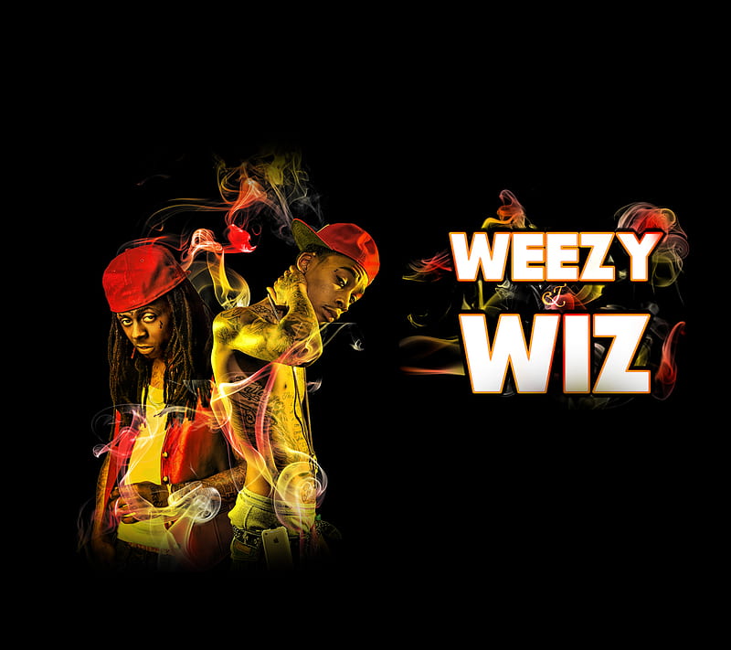 Weezy And Wiz, hiphop, lil, lil wayne, rap, wiz khalifa, HD wallpaper