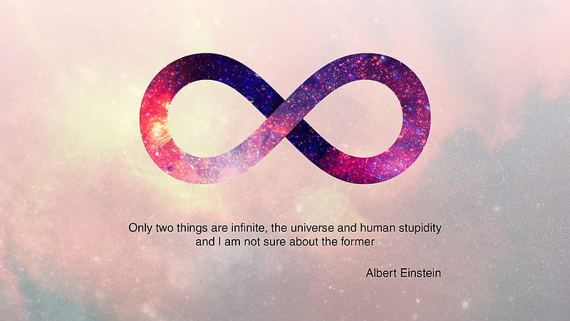Infinity, Albert Einstein, Space, Symbol, Quote, Science, Misc, HD ...