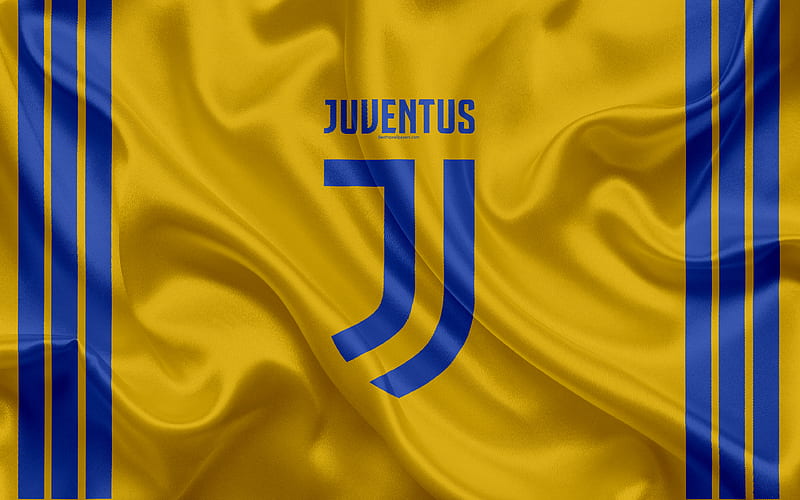 Juventus Italy, football club, Serie A, football, yellow kit, new Juventus emblem, HD wallpaper
