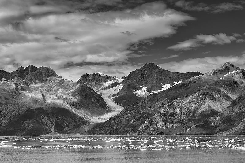 Topeka Glacier, Glacier Bay National Park, Alaska, Alaska, National Park, Glacier Bay, Topeka, Glacier, HD wallpaper