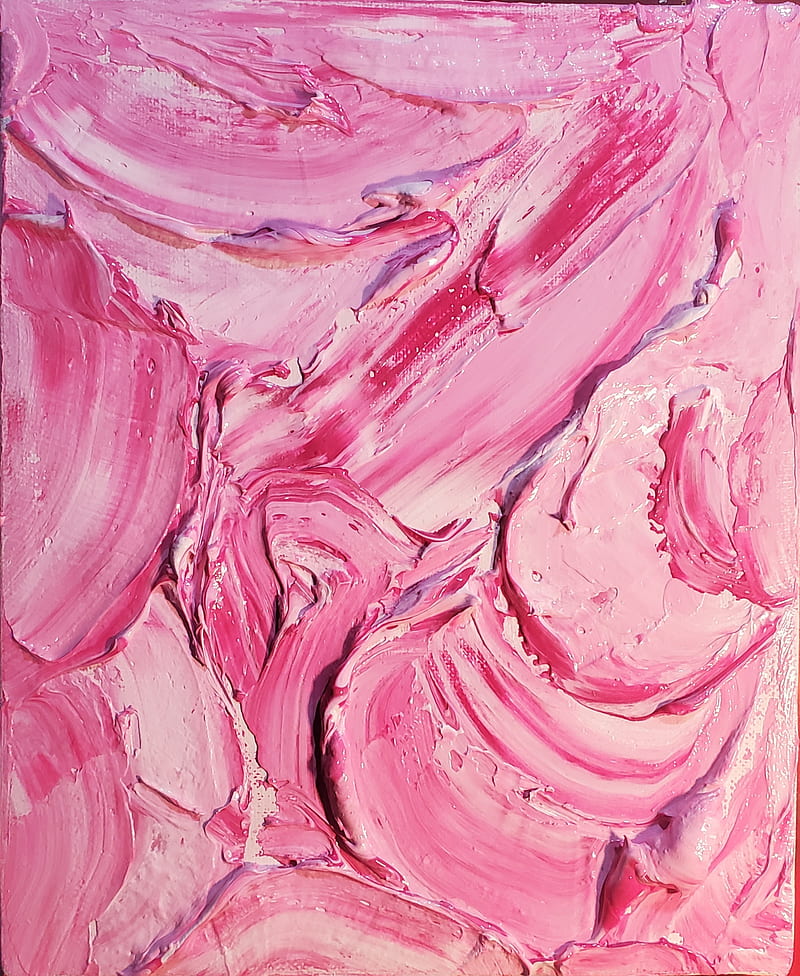 thick pink paste (art), heavy gel, palette knive art, art yummy, close up, magenta, mixing paint, art, yummy, mixing paints, pinks, paint, paint paste, tradtional art, tradtional, red, thick paint, white, painting, HD phone wallpaper