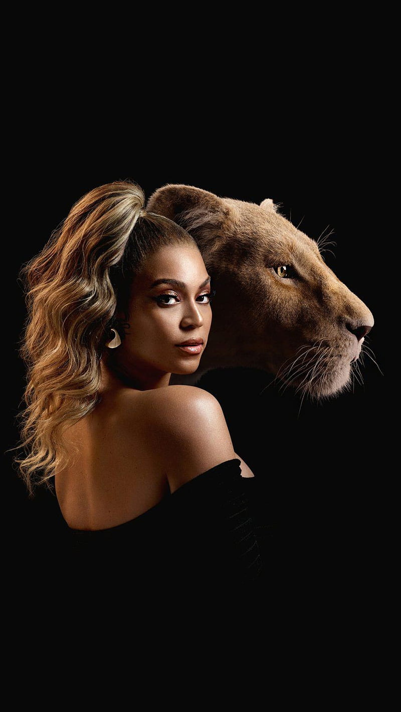 The lion king, bonito, beyonce, black, lion king, lioness, movie, singer, wild animal, HD phone wallpaper