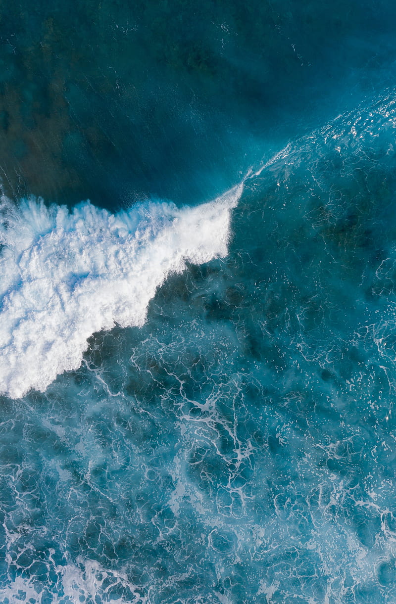 Curving , abstract wave foam maldives white waves wave nature landscape drone aerial sea ocean lagoon beach blue ultra high quality trending popular , curve, earth day, iphone, samsung, surf, HD phone wallpaper