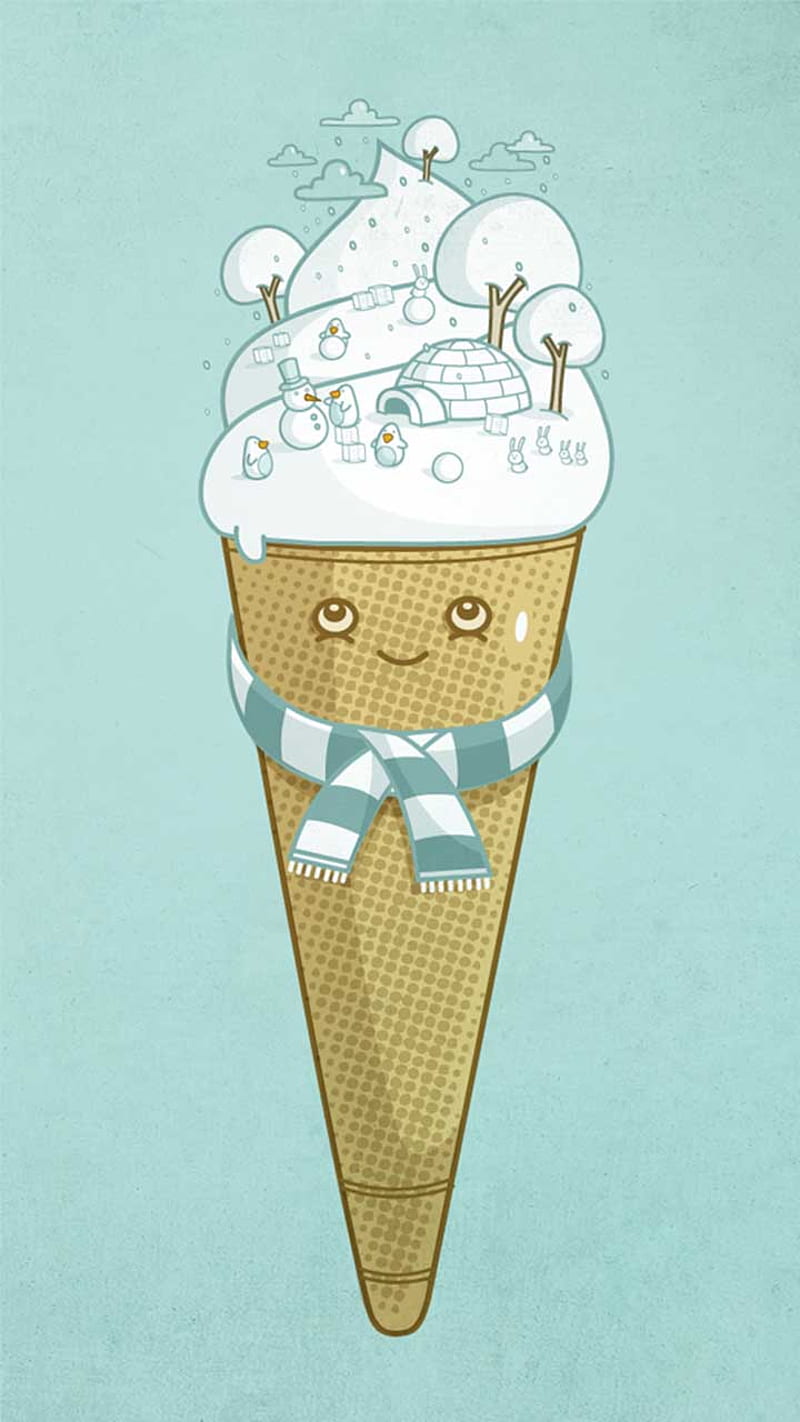 Ice Cream, cone, HD phone wallpaper