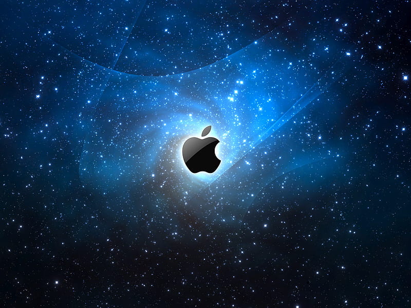 Apple Space, mac, star, HD wallpaper