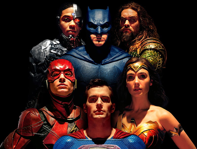 Justice League , justice-league, 2017-movies, movies, batman, wonder-woman, superman, aquaman, flash, cyborg, HD wallpaper