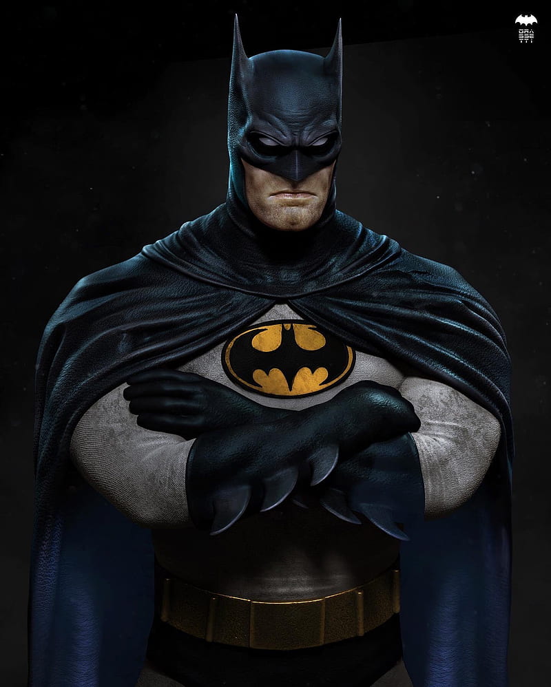 Batman Suit, animated series, HD phone wallpaper