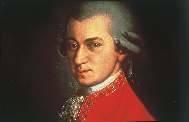Wolfgang Amadeus Mozart, mozart, art, music, painting, classical, master, HD wallpaper