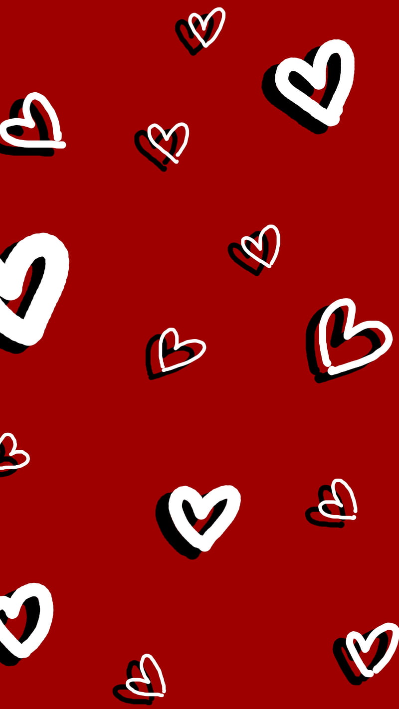 hearts love, crush, cute, heart, corazones, in love, love, red, valentine, valentine’s day, HD phone wallpaper