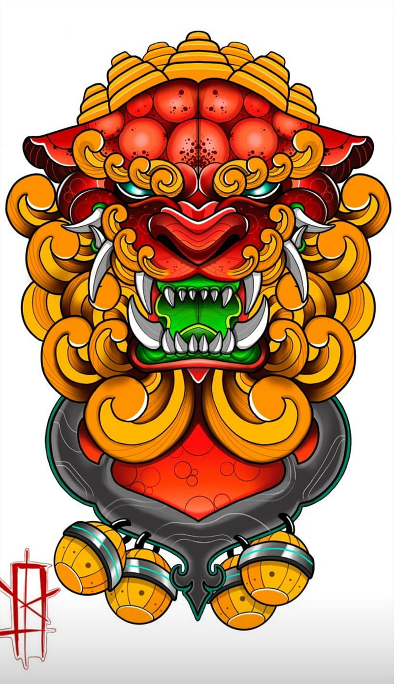 Dragon kun, japones, tatuaje, HD phone wallpaper