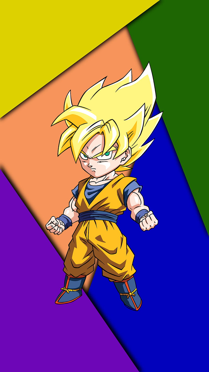 GokuSSJ Abstract, anime, colorful, colors, dragonball, dragonball super,  dragonball z, HD phone wallpaper | Peakpx
