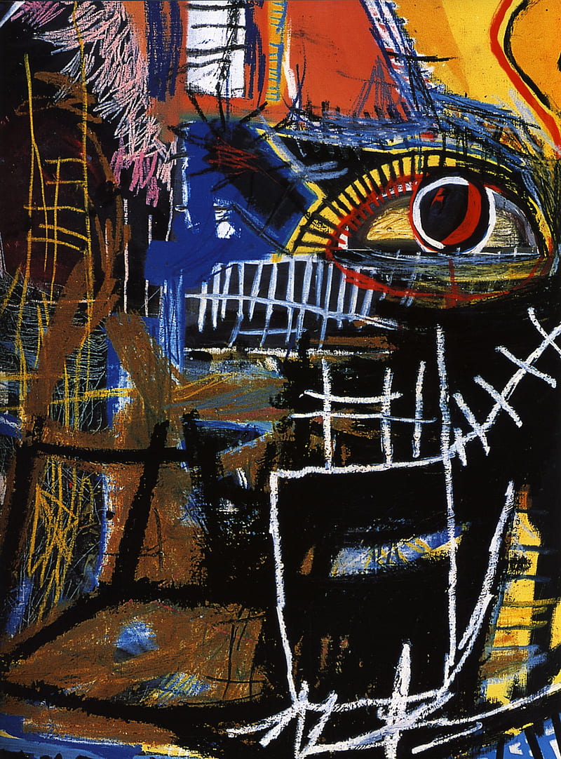 Download A portrait of artist JeanMichel Basquiat Wallpaper  Wallpapers com