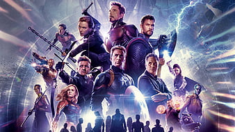 avengers: endgame, poster, superheroes, thor, captain america, iron man, Movies, HD wallpaper