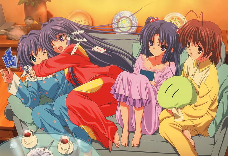 Very Long Hair, silver Hair, nagisa Furukawa, clannad After Story