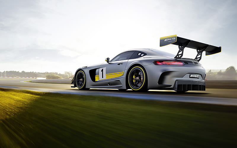 Mercedes-Benz, Mercedes-Benz AMG GT3, Car, Race Car, Silver Car, HD wallpaper