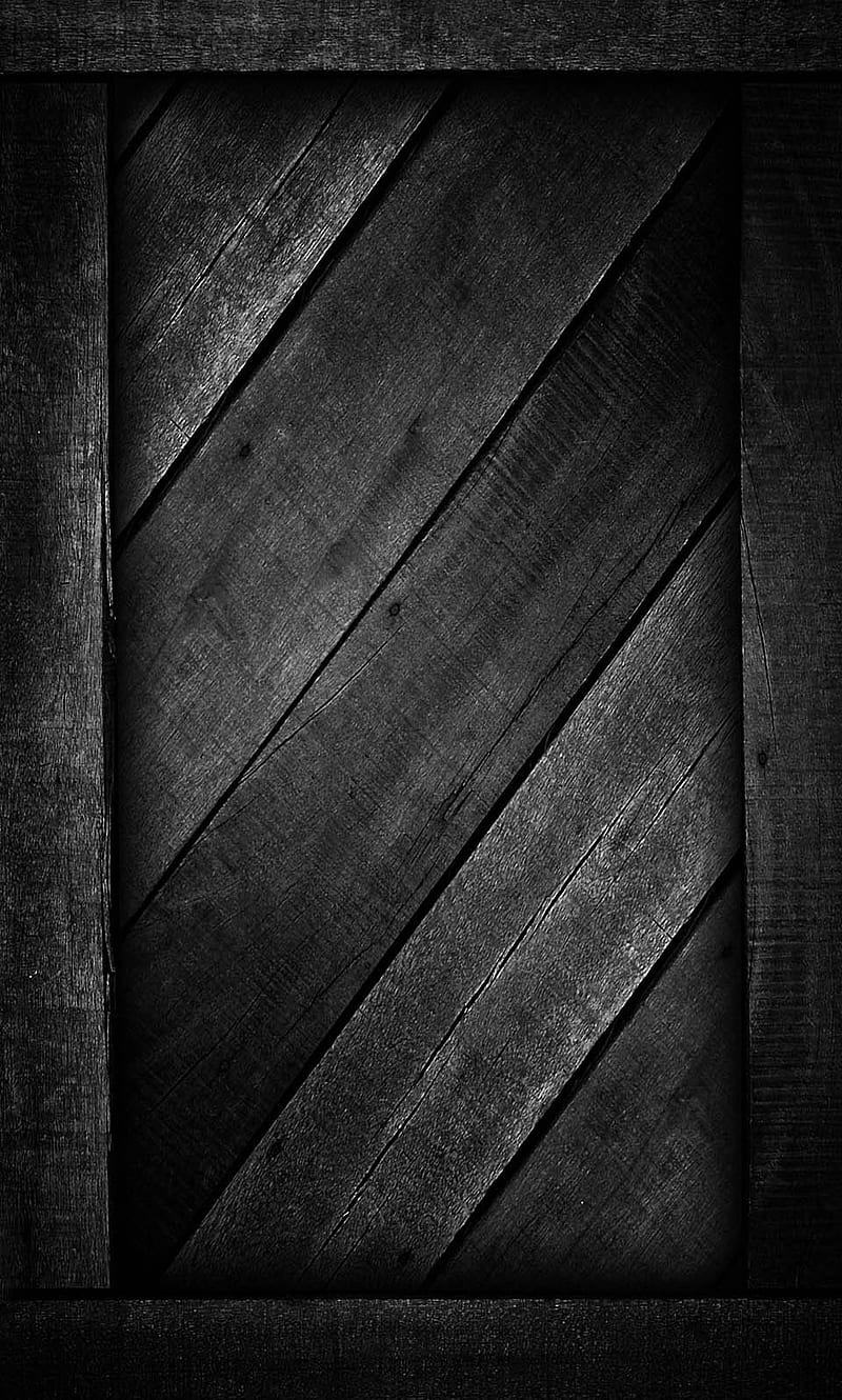 Black wood door, abstract, pattern, HD phone wallpaper