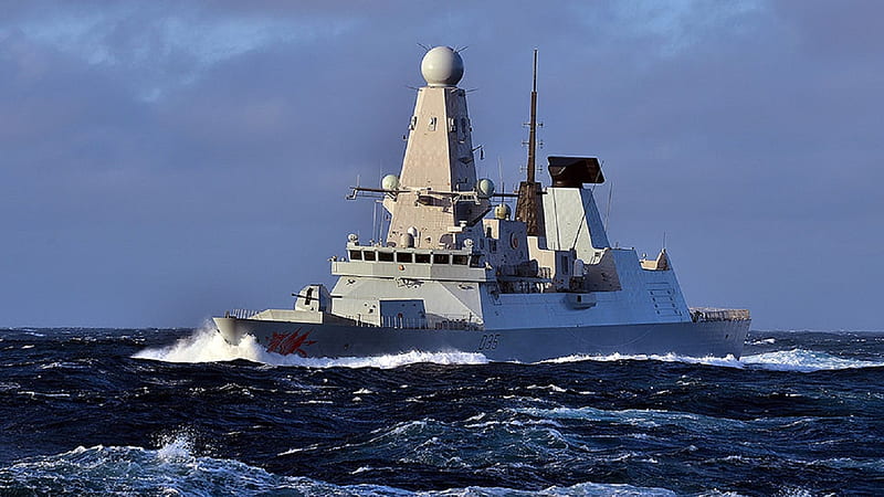 WORLD OF WARSHIPS HMS DRAGON TYPE 45 AIR DEFENCE DESTROYER, CREW 191 TO 285, 32 KTS, LENGTH 500 FT, 8700 TO 9400 TONS, HD wallpaper