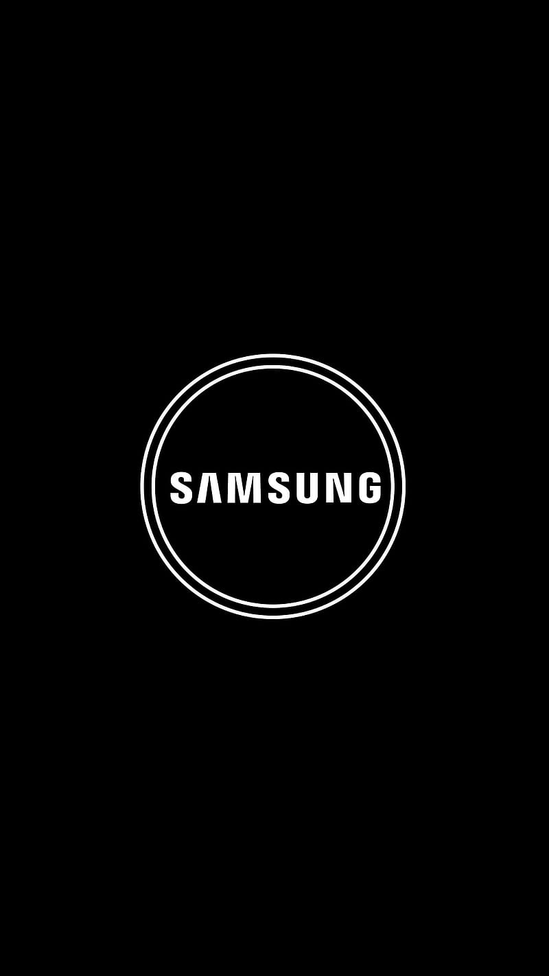 Samsung Screen, background, black, desenho, HD phone wallpaper