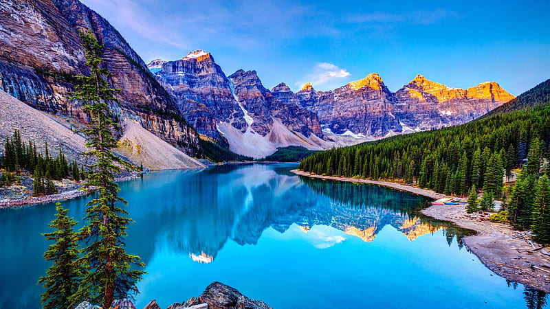 Distrito de los lagos, Alaska, nieve, montañas, naturaleza, lago, azul,  Fondo de pantalla HD | Peakpx