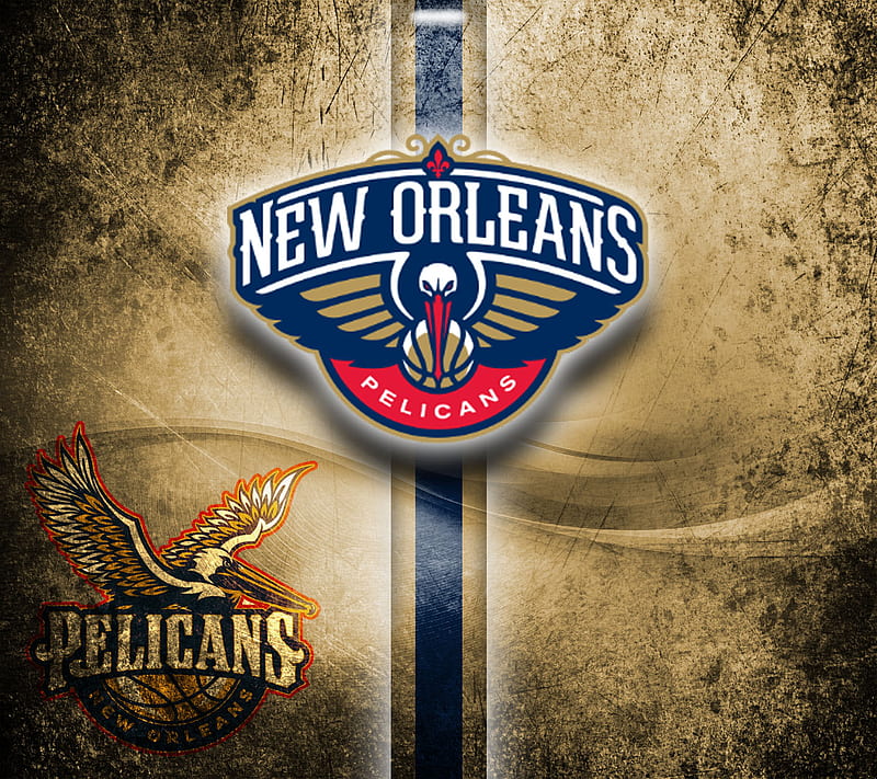 Pelicans LG, basketball, gold, louisiana, nba, new orleans, HD wallpaper