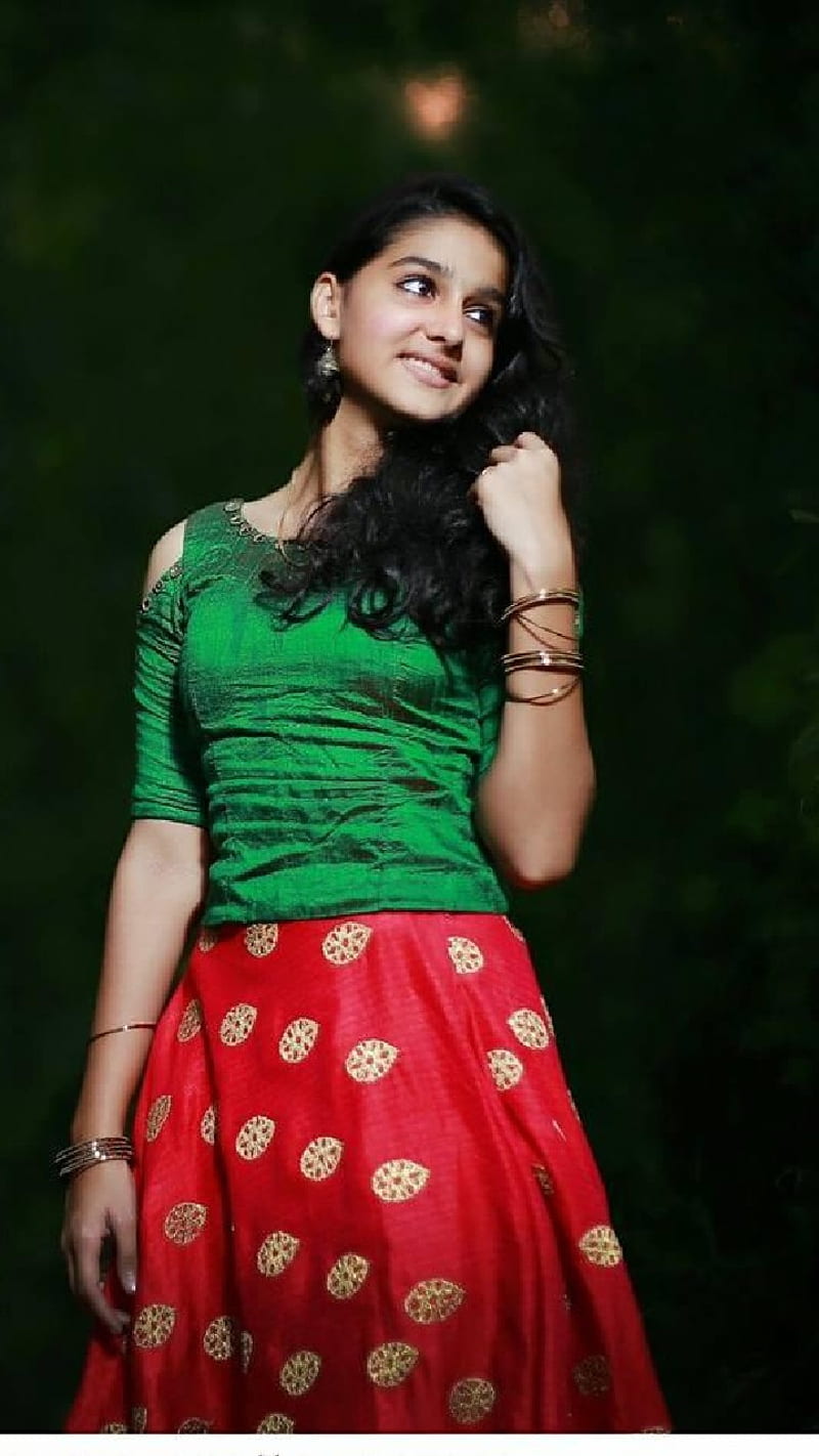 Anaswara 112, actress, love, young girl, HD phone wallpaper