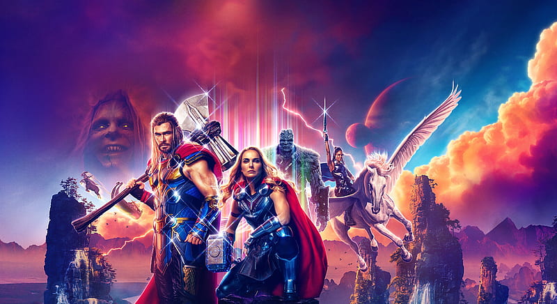 Movie, Thor: Love and Thunder, HD wallpaper