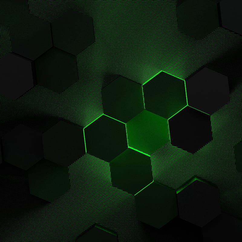 ROG Phone, asus, gaming, stoche, hexagond, android, abstract, background, pattern, HD phone wallpaper