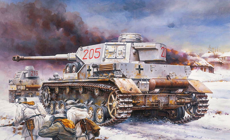 Panzer IV, tank, military, World War II, WWII, HD wallpaper