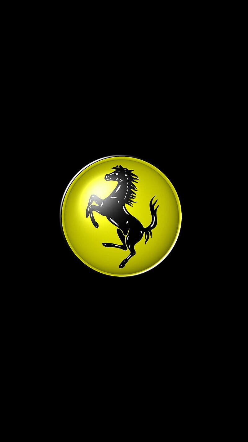 Hd Ferrari Black Logo Wallpapers Peakpx