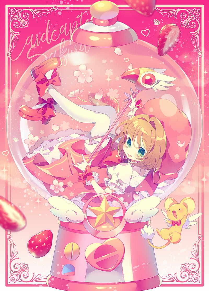Free Download Kinomoto Sakura And Kero Cardcaptor Sakura Drawn By