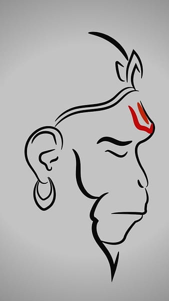 Hanuman Ji Design 1 - MDF Craft Supplies