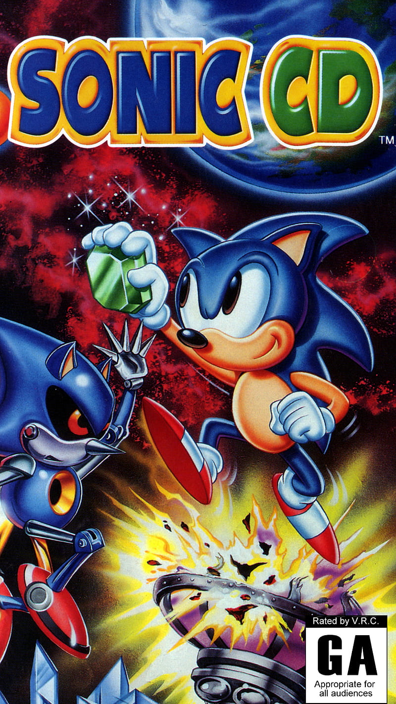 Wallpaper ID 408657  Video Game Sonic CD Phone Wallpaper Sonic The  Hedgehog 1080x1920 free download