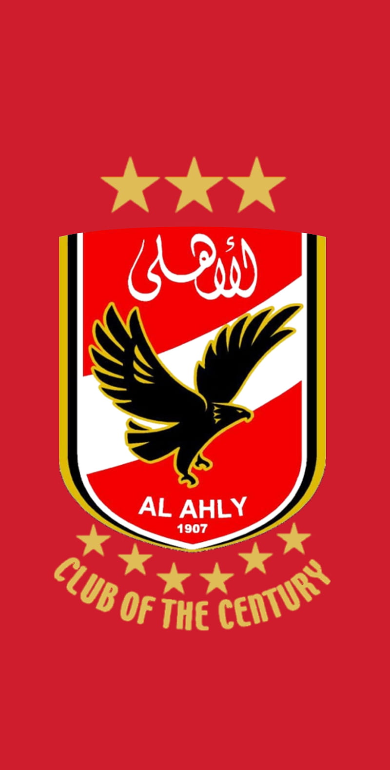 Al-Ahly, badge, club, football, HD phone wallpaper