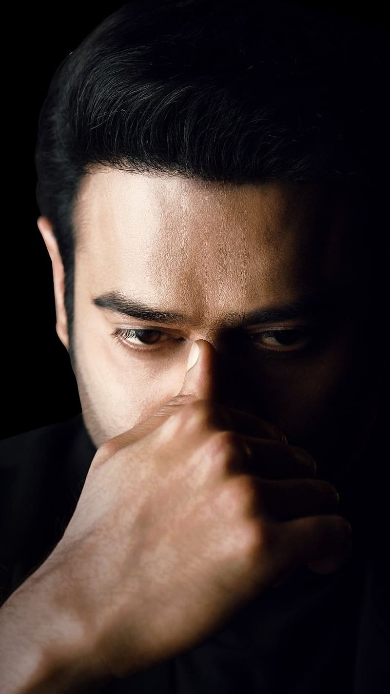 Hero Prabhas Face Closeup, hero prabhas, face closeup, actor, south indian, HD phone wallpaper