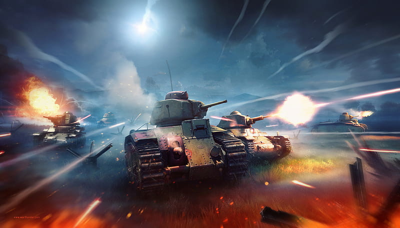 Tank War Thunder Game, HD wallpaper
