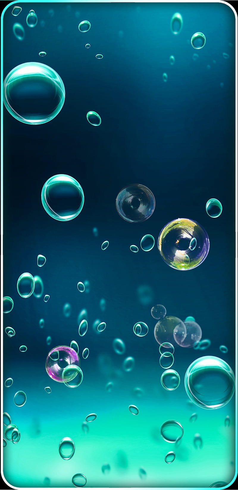 Bubble Dance 3D Wallpaper - TenStickers