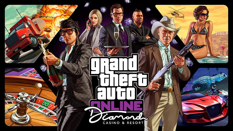 GTA Online Diamond Casino Resort, HD wallpaper