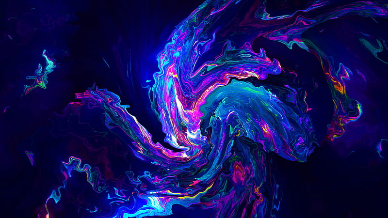 Colorful Swirl Abstract, HD wallpaper