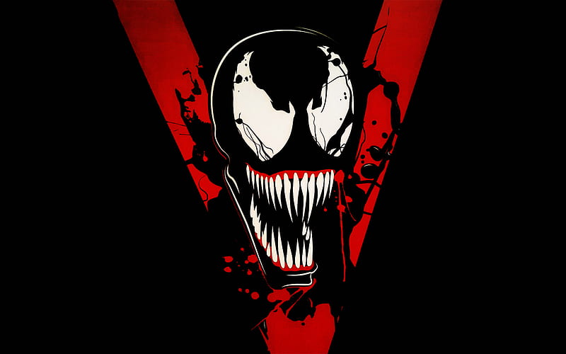 Venom, poster, 2018 Movie, art, HD wallpaper