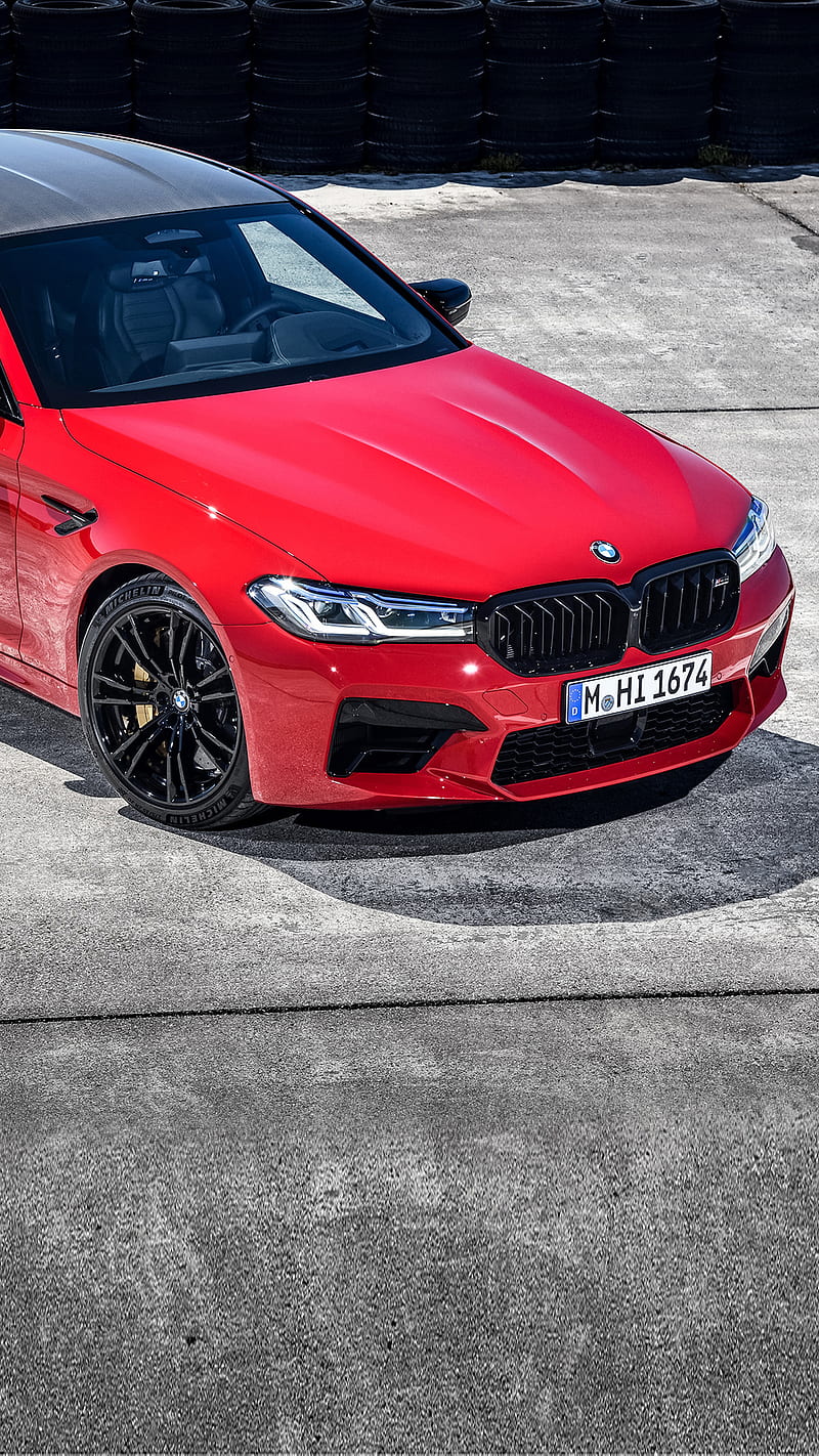 BMW M5 Competition, car, vusalzeiss, HD phone wallpaper