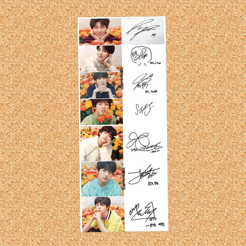 BTS, autograph, HD phone wallpaper | Peakpx