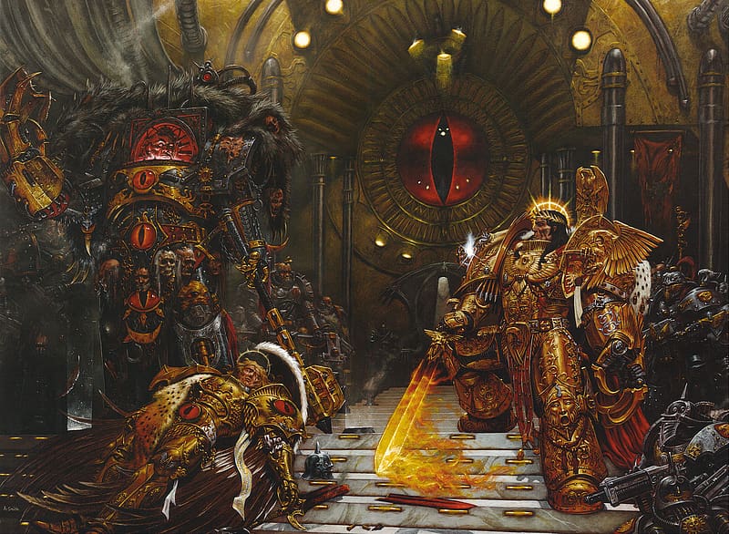 Warhammer, Video Game, Emperor Of Mankind (Warhammer 40K), Sanguinius (Warhammer 40K), Horus (Warhammer 40K), HD wallpaper