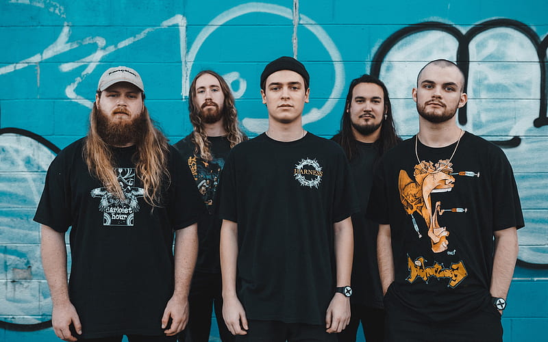 Knocked Loose, 2019, american band, guys, american celebrity, Cole Crutchfield, Bryan Garris, Isaac Hale, Kevin Otten, Kevin Kaine, HD wallpaper