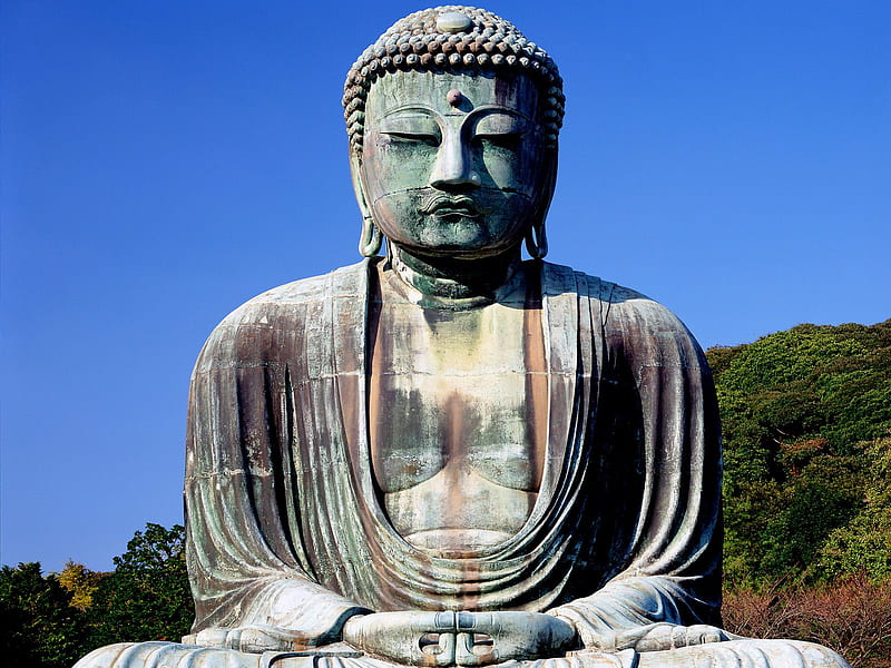 Buddha Statue, kamakura, japan, the great buddha, HD wallpaper