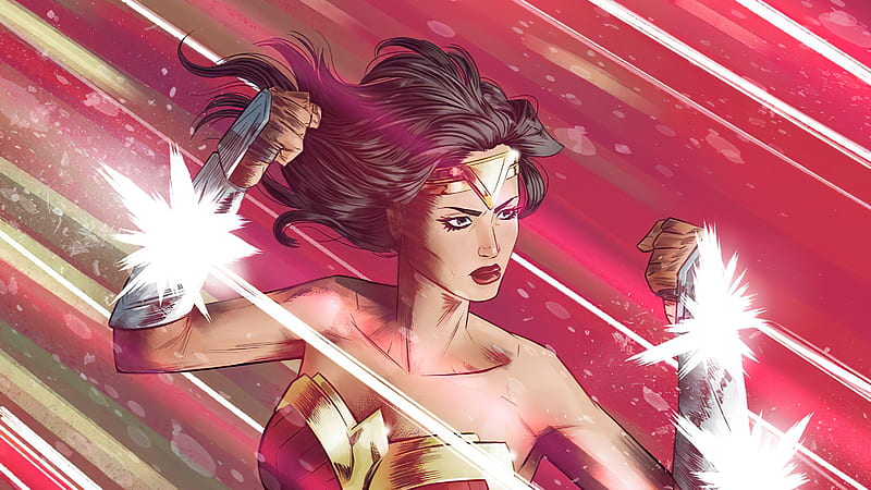 Wonder Woman Power Art , wonder-woman, superheroes, artist, artwork, digital-art, HD wallpaper