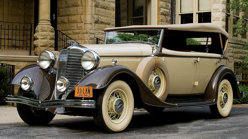 1933 Lincoln KA Phaeton, phaeton, dual, ka, elegant, antique, cowl, car, lincoln, classic, 1933, vintage, HD wallpaper