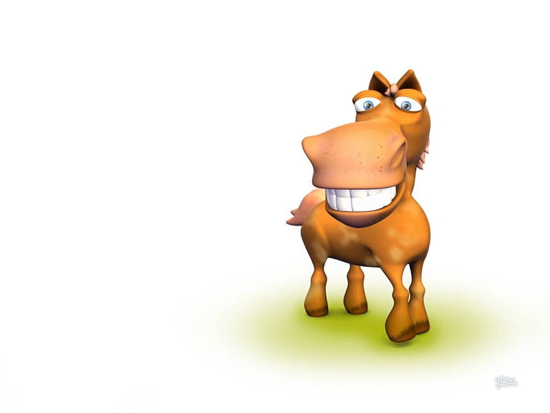 Cheeky Horse, smiling, humour, horse, HD wallpaper
