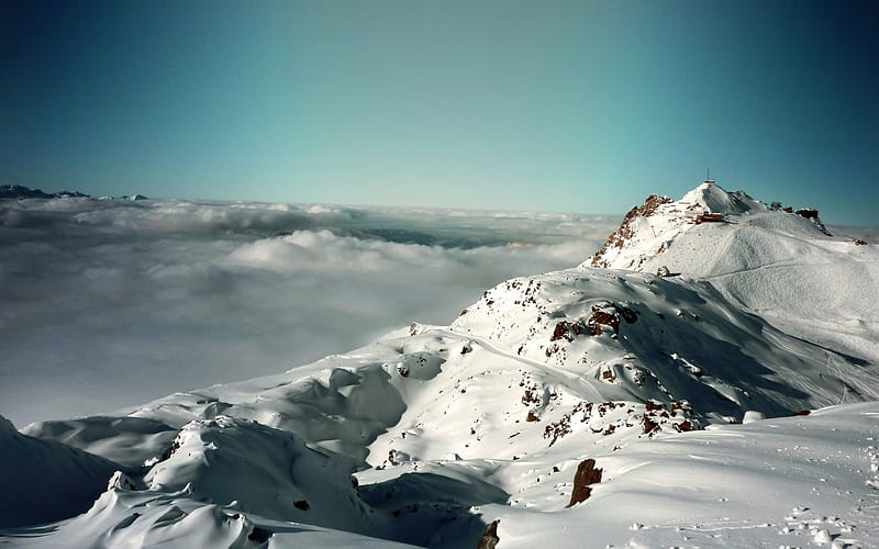 alps mountains france-natural landscapes, HD wallpaper