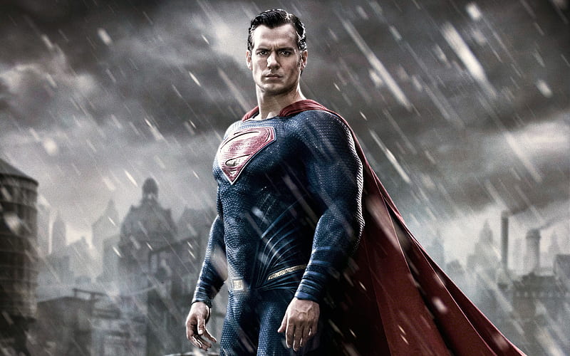Superman In Batman Vs Superman Movie, batman-vs-superman, super-heroes, movies, 2016-movies, superman, batman, HD wallpaper